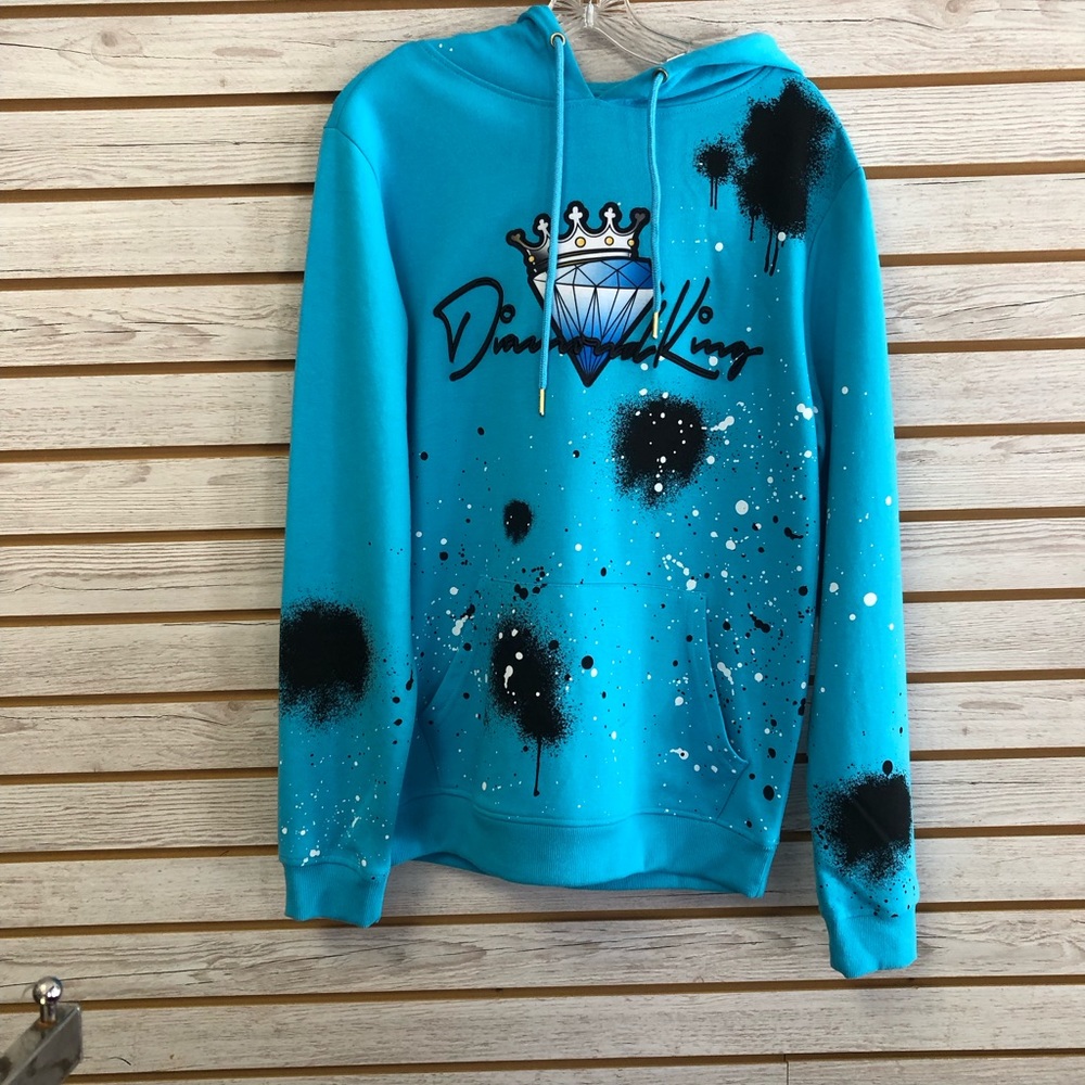 Men Diamond style Hoodie size medium brand new